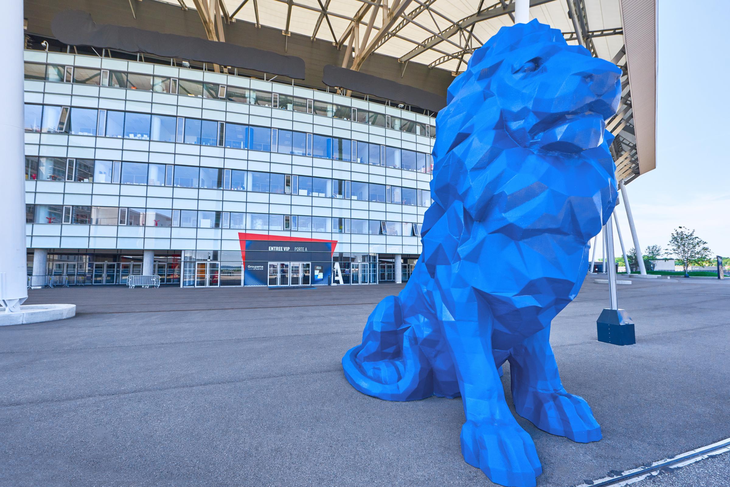 symbole de la ville de décines au stade